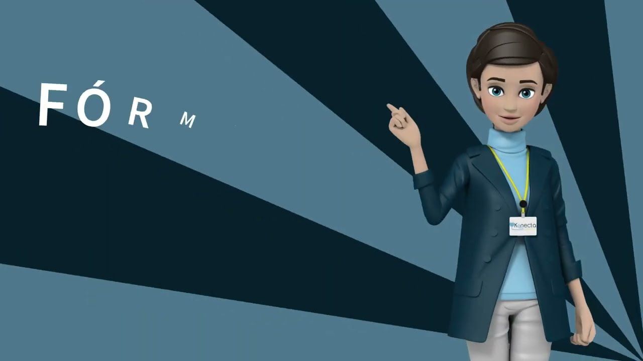 Personaje animado en 3D para un video corporativo